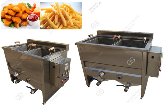 Maquina para freir papas fritas