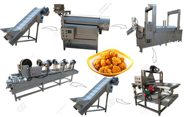 Máquina para hacer nuggets de pollo