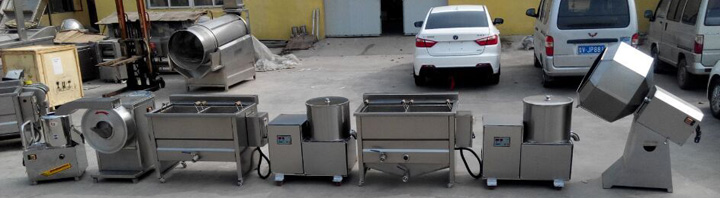Máquina para hacer papas fritas a pequeña escala