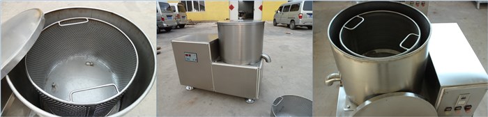 Máquina desaceitadora de maní para alimentos fritos