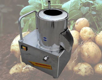 Máquina para lavar y pelar patatas