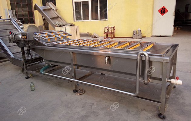 Maquina de limpieza de verduras
