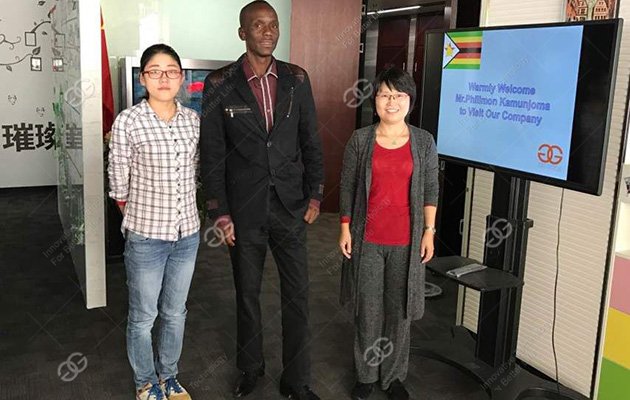 Equipos para lavar frutas y verduras para clientes de Zimbabwe