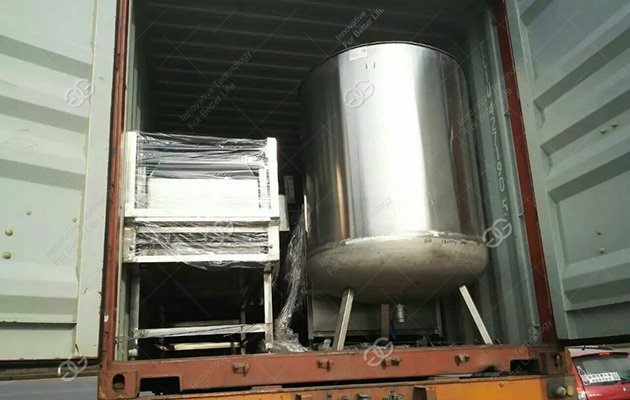 Maquina para freir maní