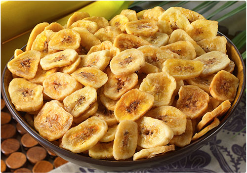 Máquina freidora de chips de plátano verde