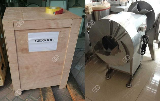 Maquina cortadora de zanahorias