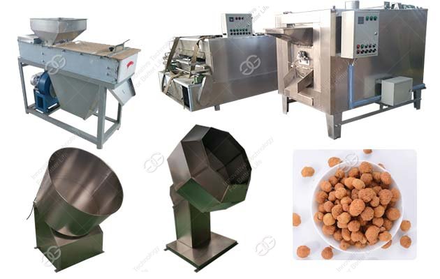 Maquina para hacer cacahuetes recubiertos de harina