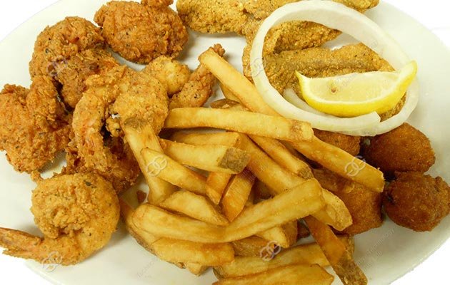 Máquina automática para freír chicharrones de cerdo