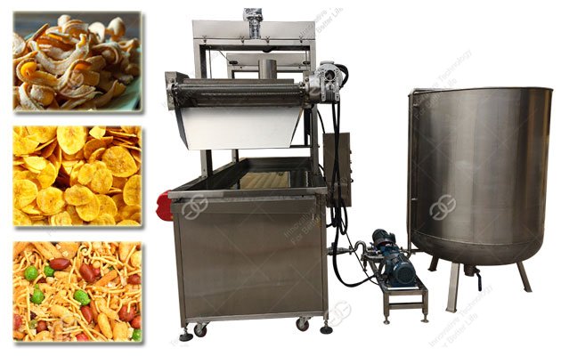 Freidora automática de chicharrones de cerdo