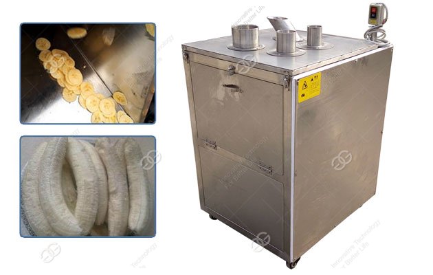 Máquina cortadora de chips de plátano en rodajas