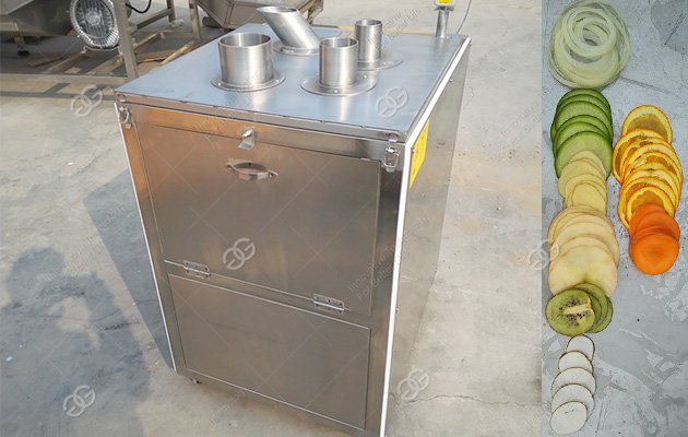 Máquina cortadora de chips de plátano