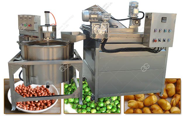 Máquina para freír mezcla de aceite y agua