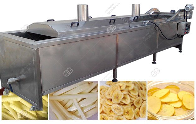 Máquina para blanquear patatas fritas