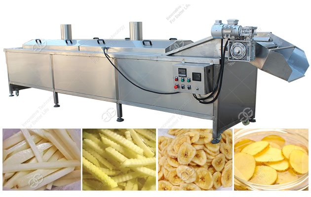 Máquina para blanquear patatas fritas