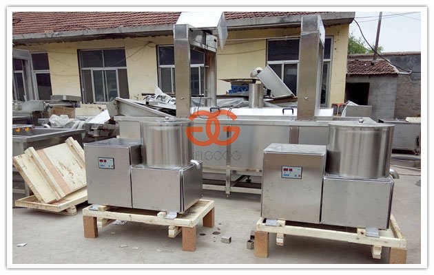Máquina para freír chicharrones de cerdo fritos del Reino Unido