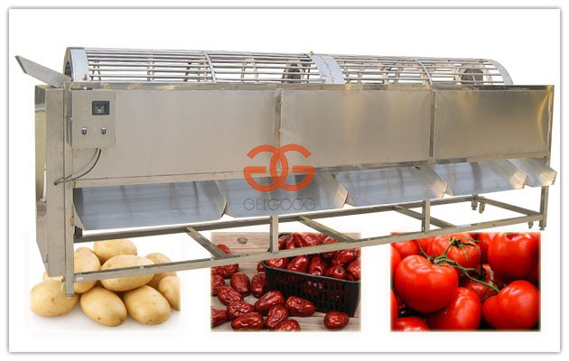 Máquina clasificadora automática de patatas