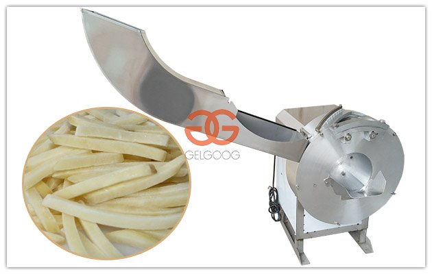 Máquina cortadora de patatas de acero inoxidable para patatas fritas