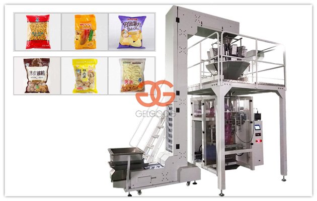 Máquina automática para envasar patatas fritas de 5 kg