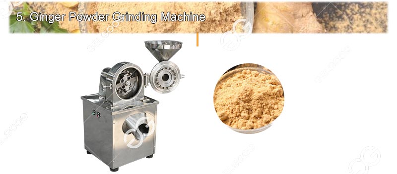 Máquina para moler jengibre en polvo