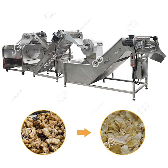 Máquina para procesar chips de jengibre seco