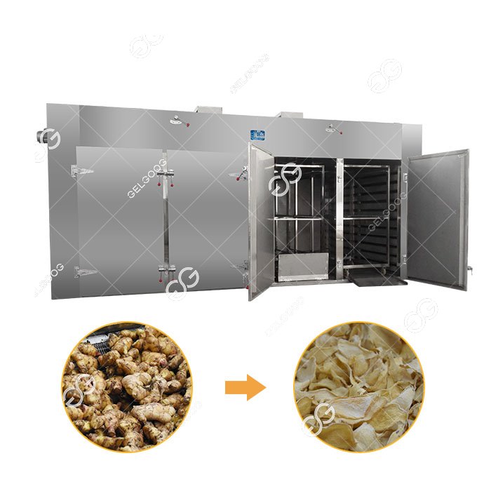Máquina secadora de chips de jengibre